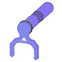 SHANK OD=( 3/ 4)" BAR PULLER FOR ROUND BAR OD=( 1- 1/ 2)" L=91 mm